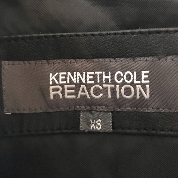 Kenneth Cole Reaction Leather Moto Jacket - Picture 4 of 8